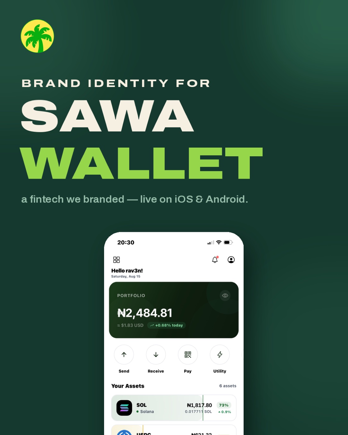 Sawa brand launch — voiceover sample cover